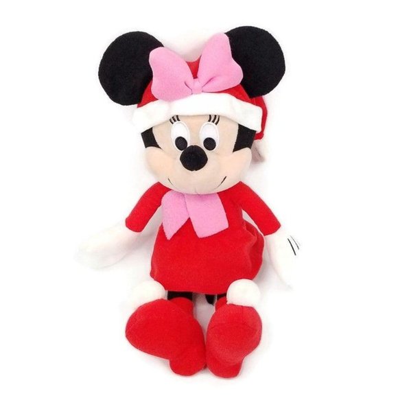 Kohls Cares Minnie Mouse Mrs Claus Plush Stuffed - Picture 2 of 10